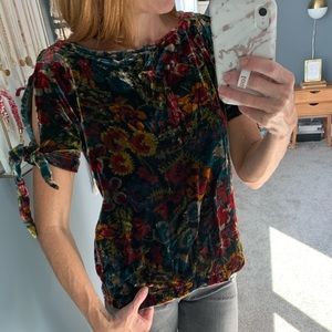 Ann Taylor Loft velvet top